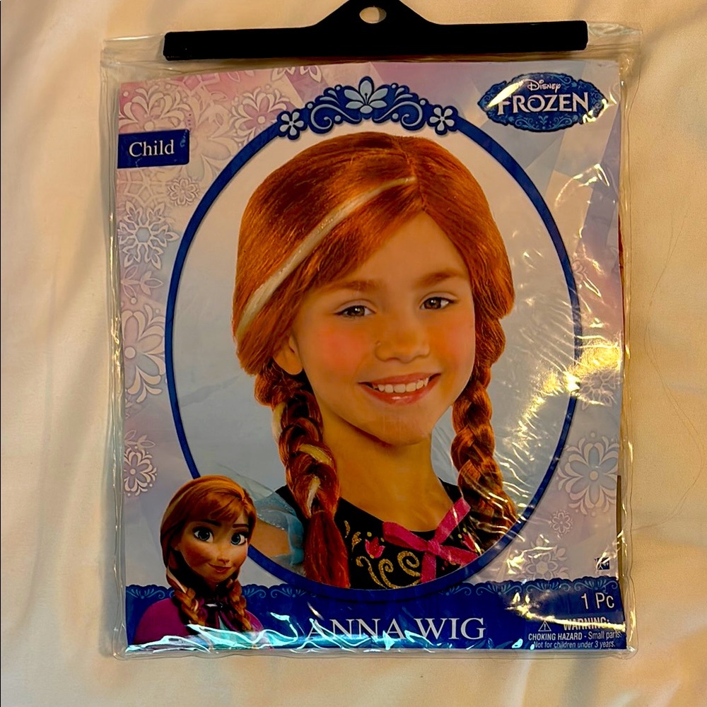 Anna Kids Wig - Red Hair Costume Accessory